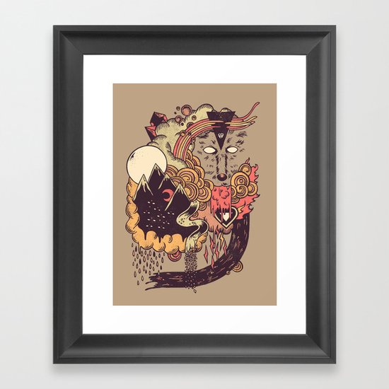 Leader of the Pack Framed Art Print