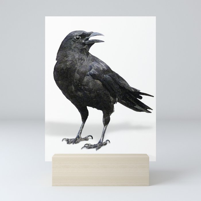 Black Crow Mini Art Print
