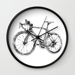 Wooden Bicycle Wall Clock