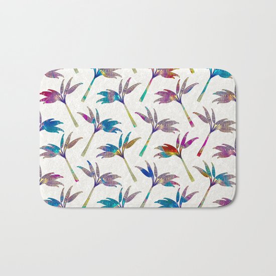 Palm Tree pattern Bath Mat