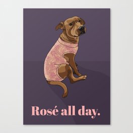 Rosé All Day Canvas Print