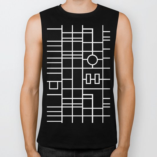 Map With Roundabout Biker Tank