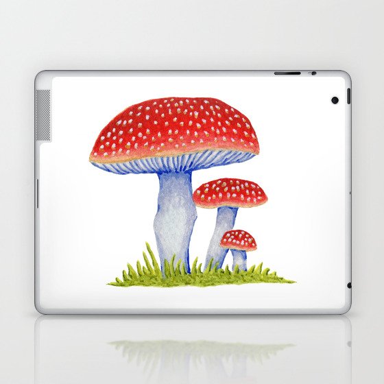 Woodland Toadstools Laptop & iPad Skin