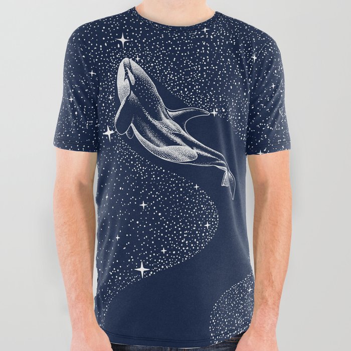 starry orca All Over Graphic Tee