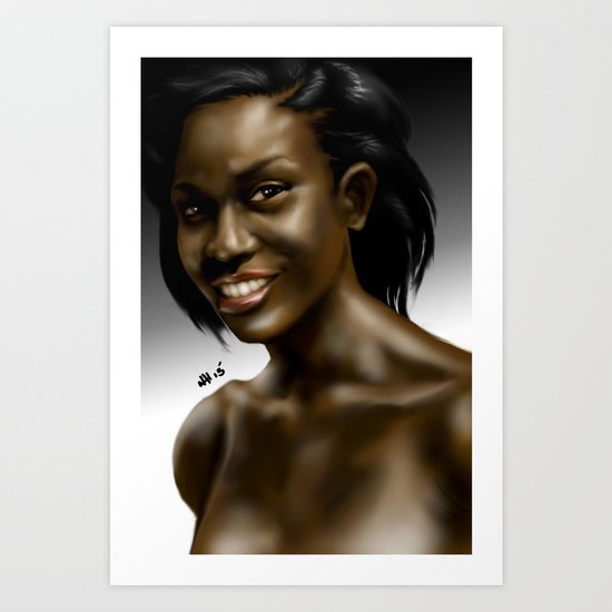Poetess Heard Art Print