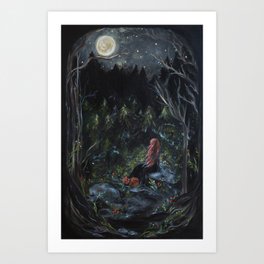 A Bright Night Art Print