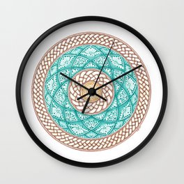 Celtic Knot Mandala Wall Clock