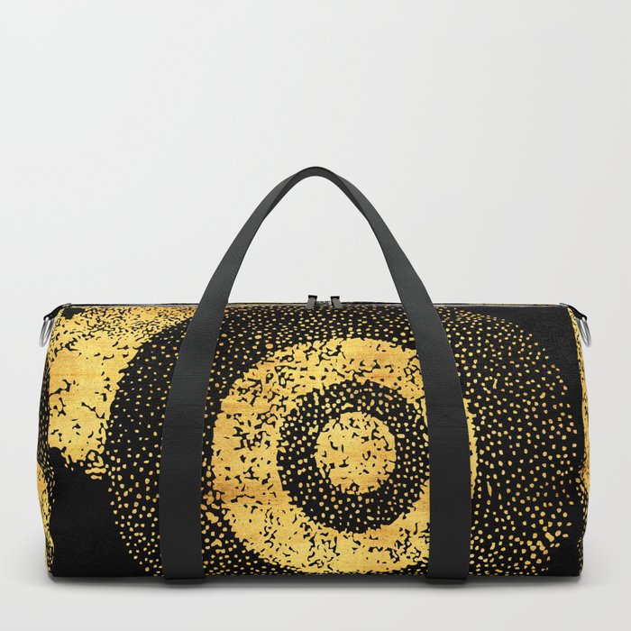 Gold Target Duffle Bag By Zeljkica Society6 Gold Target Duffle Bag