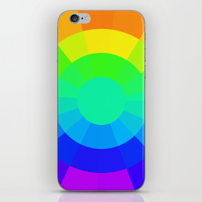 Rainbow Circle iPhone Skin