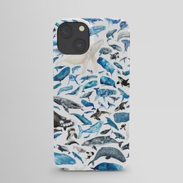A Celebration of Cetaceans iPhone Case