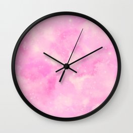Pastel Cloulds Sky Seamless Nebula 301 Wall Clock