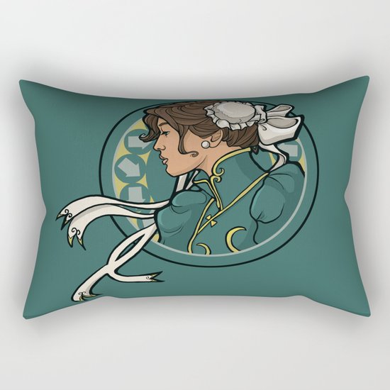 Chun-Li Nouveau Rectangular Pillow