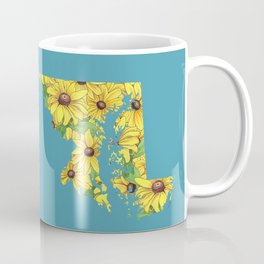 Maryland in Flowers Coffee Mug