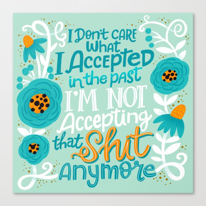 Sh*t People Say: I Don't Care... Leinwanddruck Sh*t People Say: I Don't Care... Leinwanddruck