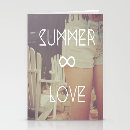 summer love Stationery Cards