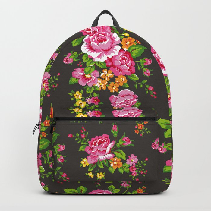 pink rose backpack