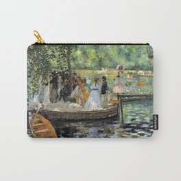 Pierre Auguste Renoir La Grenouillere Carry-All Pouch | Lagrenouillere, France, Impressionism, Paris, Painting, Renoir, Seineriver 