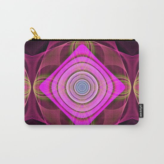 Colourful geometric abstract with translucent patterns Carry-All Pouch