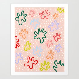 Squiggly Wiggly Art Print