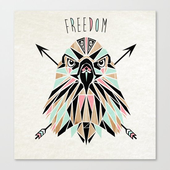 freedom eagle Canvas Print