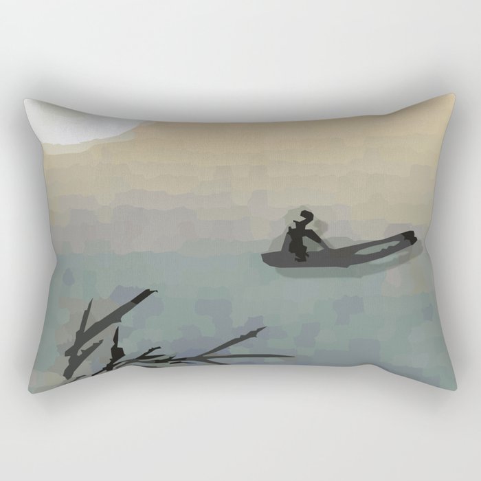 Evening Flow Rectangular Pillow