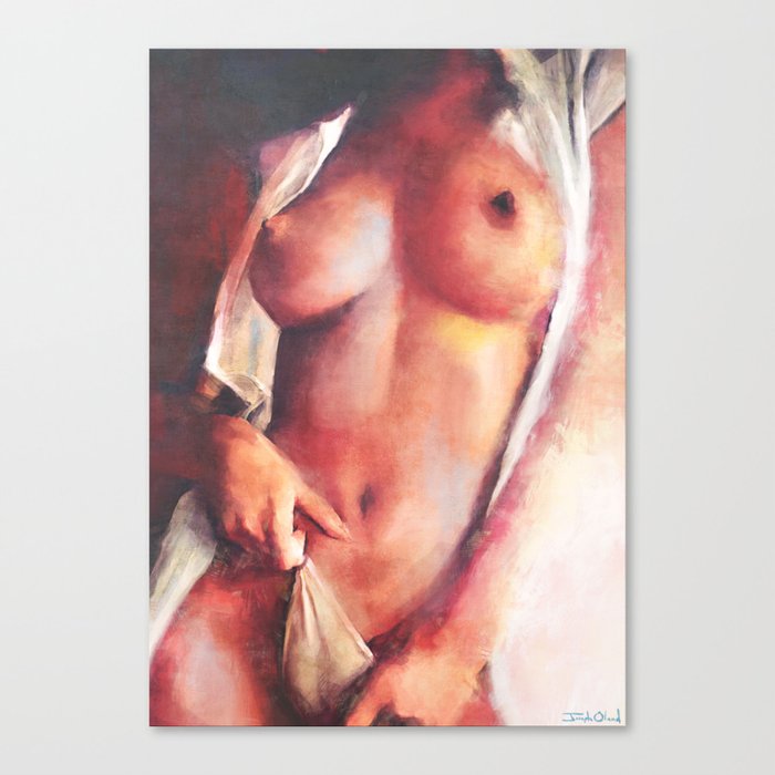 The Erotic Woman Canvas Print