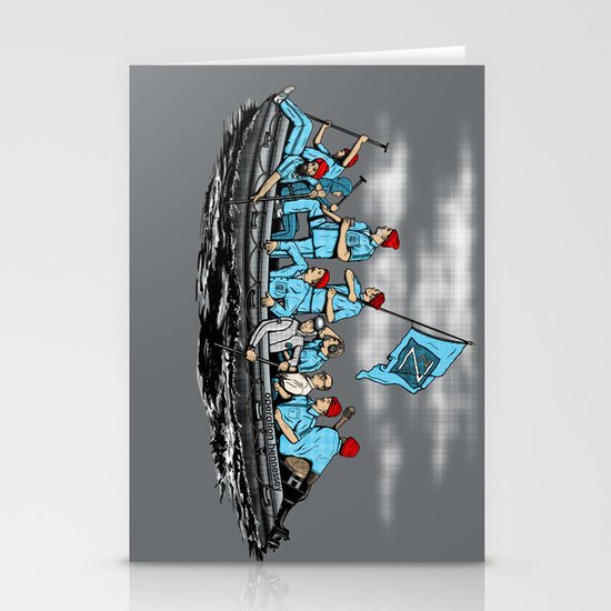 Team Zissou Crossing the Delaware Stationery Cards