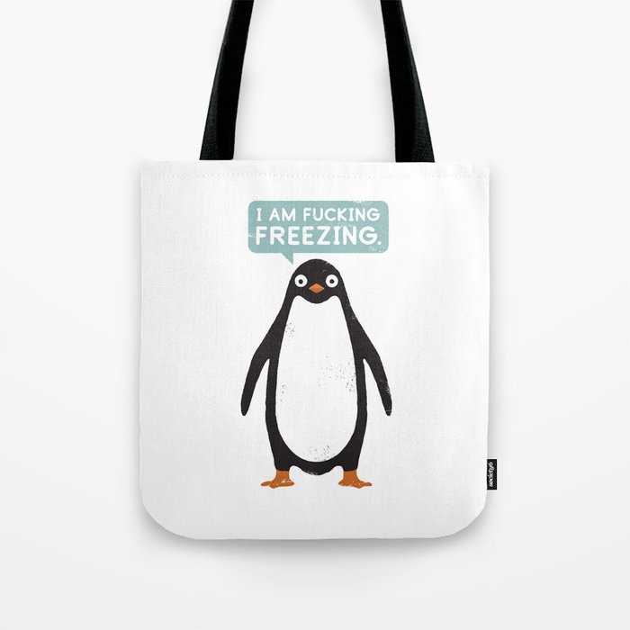 Talking Penguin Tote Bag