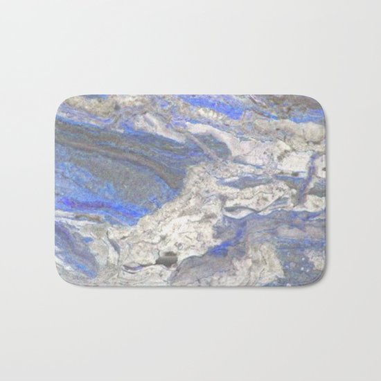 Arabescato-Orobico-Blue-Marble Bath Mat
