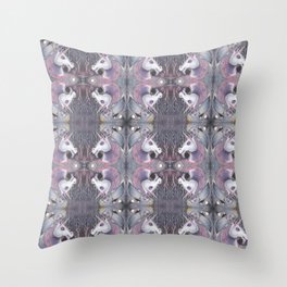 unicorn pattern Throw Pillow