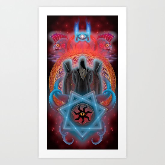 The Secret Keepers of Dagon Art Print