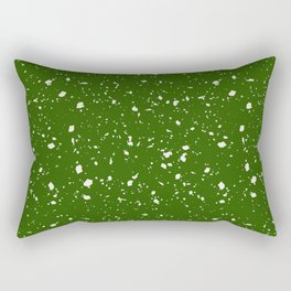Green Terrazzo Seamless Pattern Rectangular Pillow