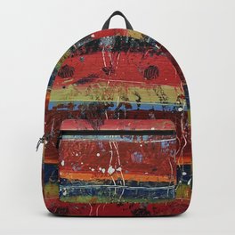 Hand painted stripes Backpack