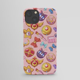 magical girl lover sailor moon pattern iPhone Case