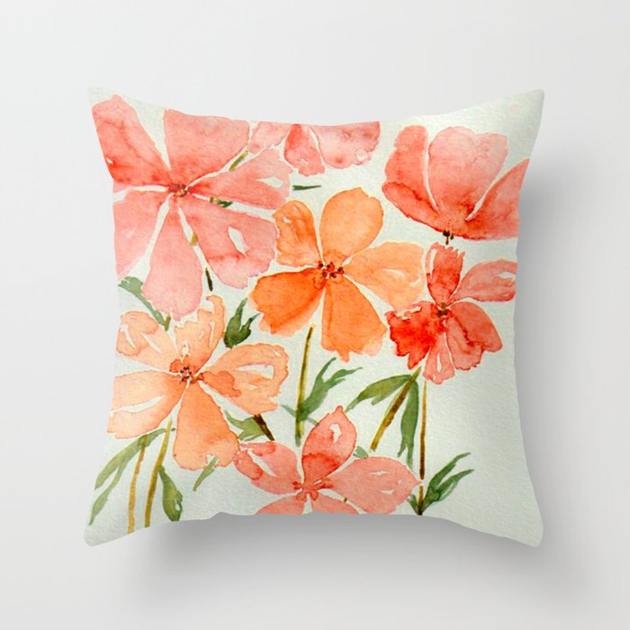 Peach couch hotsell pillows