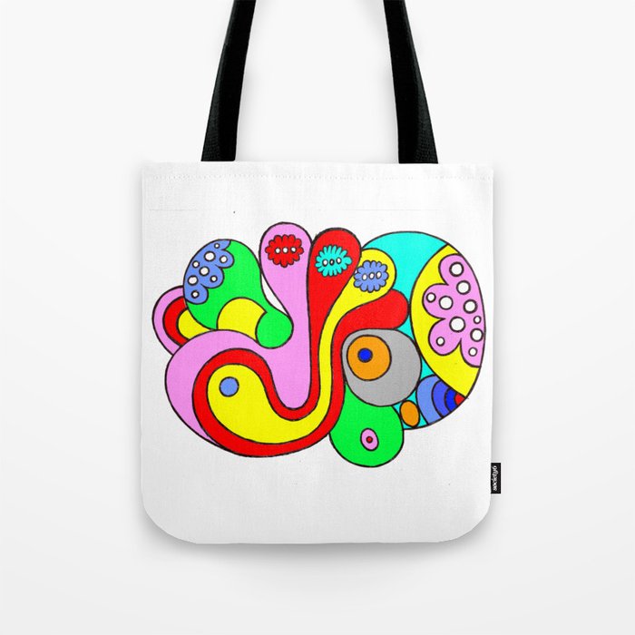 psychedelic cell (illustration) Tote Bag