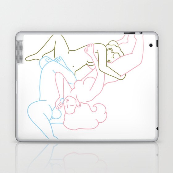Throuple Threesome  Laptop & iPad Skin