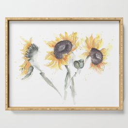 Sunflowers Serving Tray