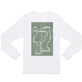 Abstract Faces Long Sleeve T-shirt