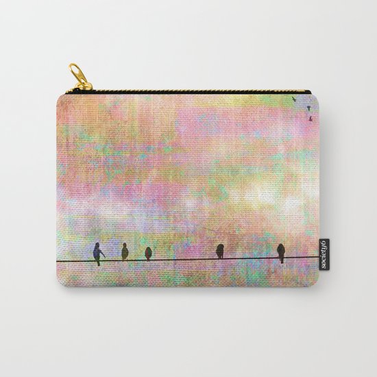 The Quickening, Abstract Sky and Birds Carry-All Pouch