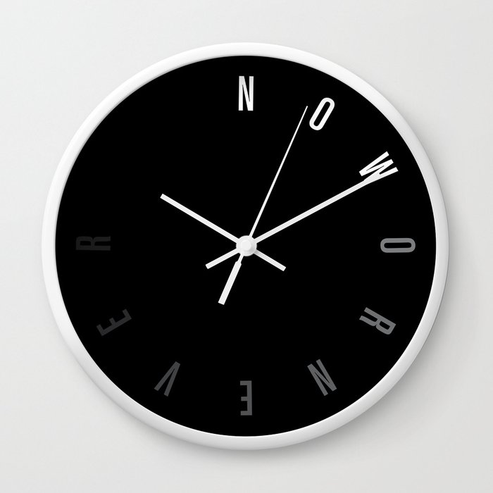 Now or Never Wall Clock