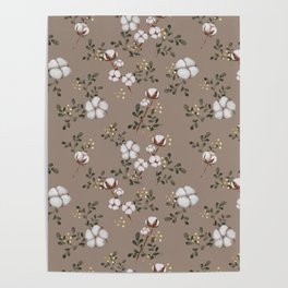 rustic cotton Poster