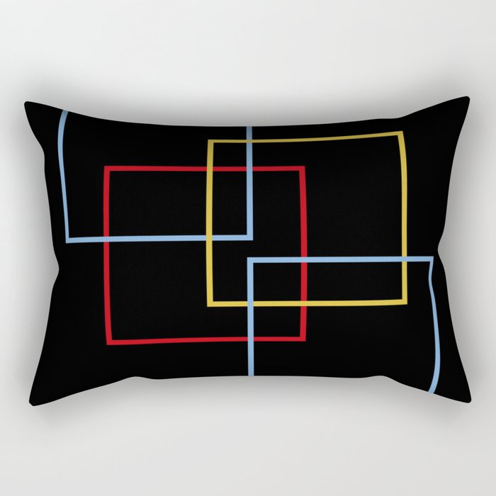 Abstract modern 4 Rectangular Pillow