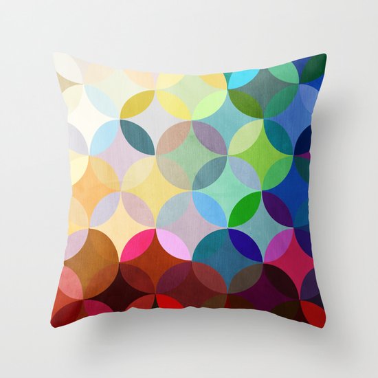 Circular Motion Throw Pillow