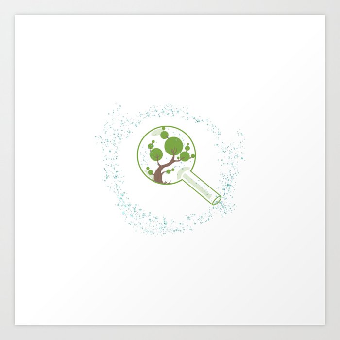 Minimal Abstract Art Tree Of Life Art Print By Haykg Society6