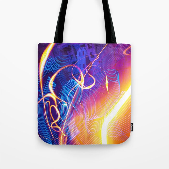 Chaos and Lines - Intro to Lightfight Tote Bag