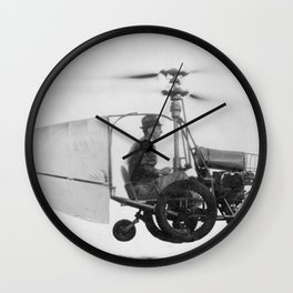 Gyrocopter Wall Clock