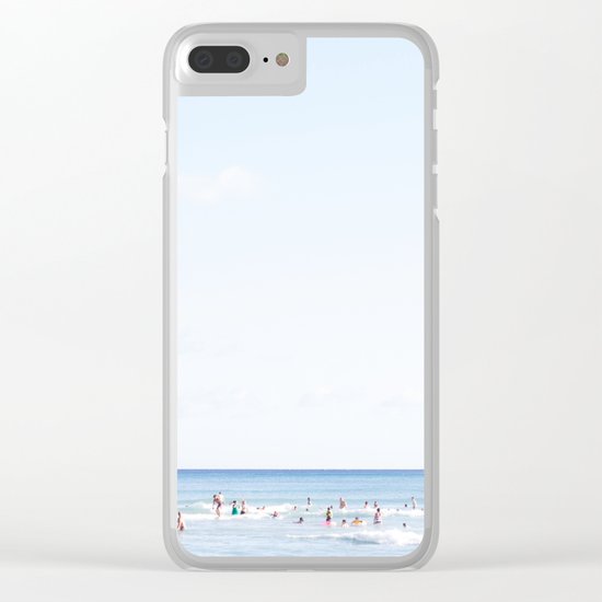 Surfers Clear iPhone Case