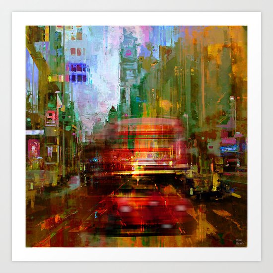A British city Art Print