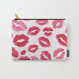 Lipstick Kisses Carry-All Pouch